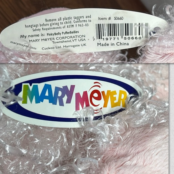 Mary Meyer Pink Poodle Plush NWT - Picture 8 of 9
